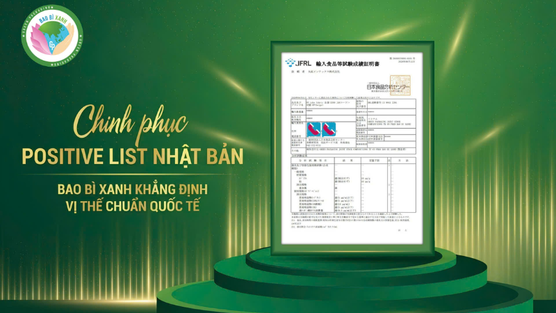 Bao Bì Dệt Xuất Nhật Đạt Chuẩn Positive List Nhật Bản