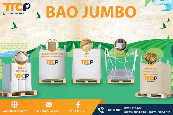Bao jumbo từ TTC Packing rất đa dạng, đáp ứng được mọi nhu cầu.