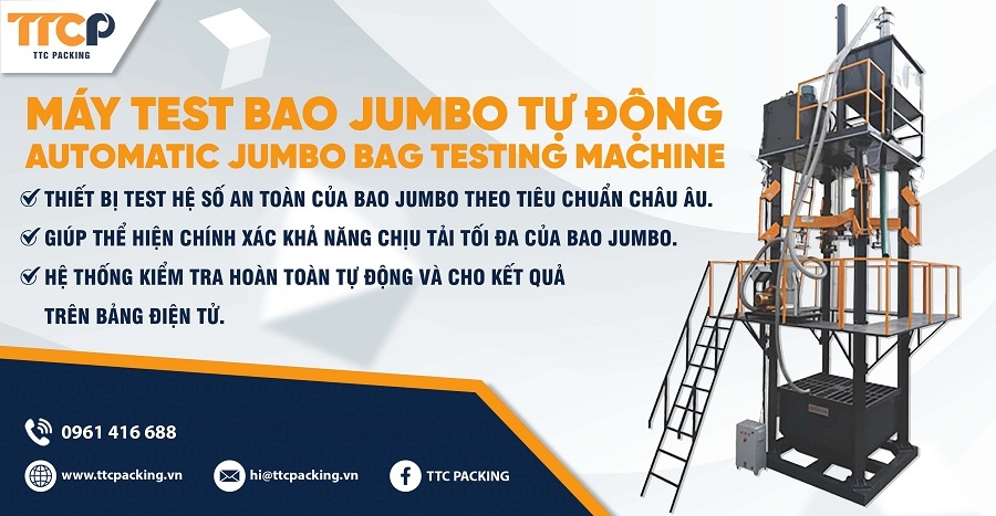 Máy test lực bao Jumbo tại TTC PACKING