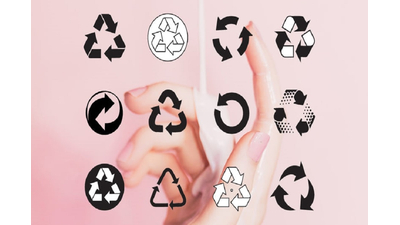 Researching recycling symbols for packaging