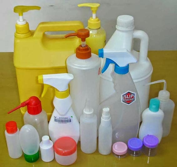 các sản phẩm thổi: chai nhựa, bình nhựa,…