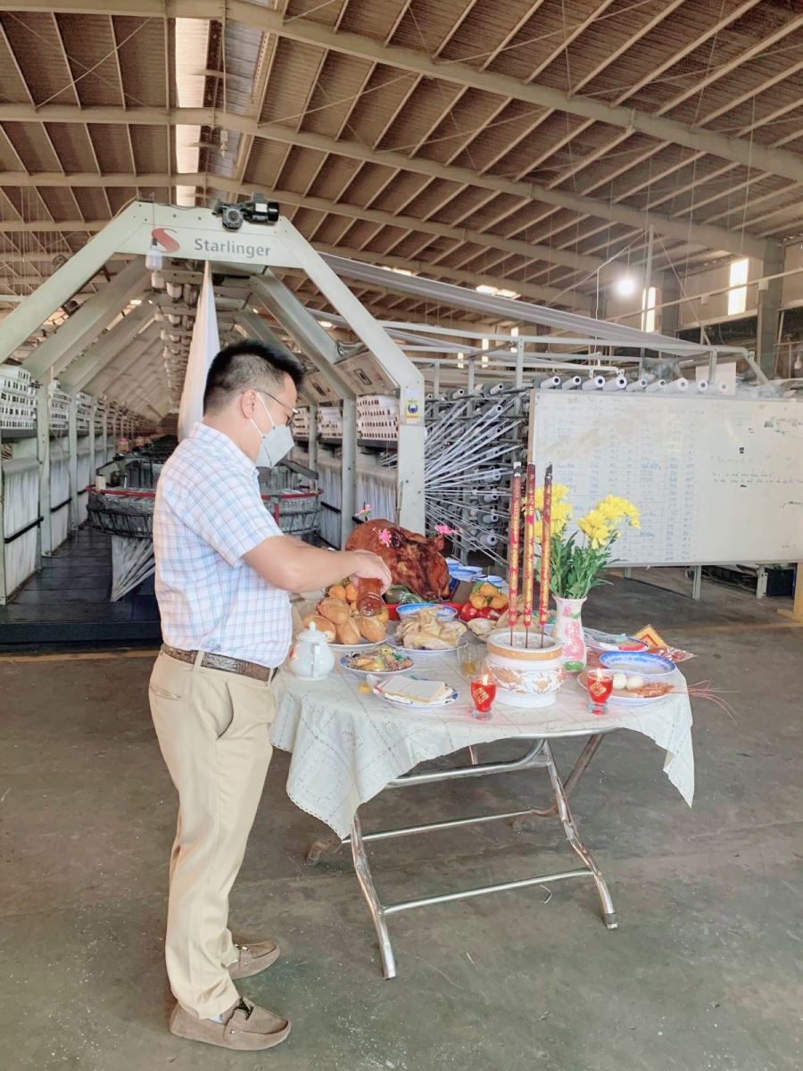 TGĐ cúng khai máy đầu năm - ngày Mùng 4 Tết Nhâm Dần