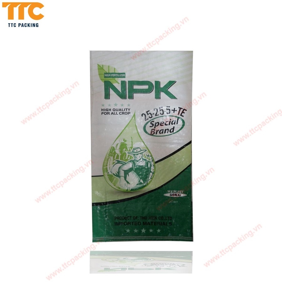 Standard dimensions, materials, designs of TTC imported fertilizer packaging