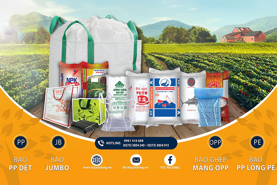 Tổng quan các sản phẩm PP dệt Bao Bì Xanh (Green Packaging) cung cấp