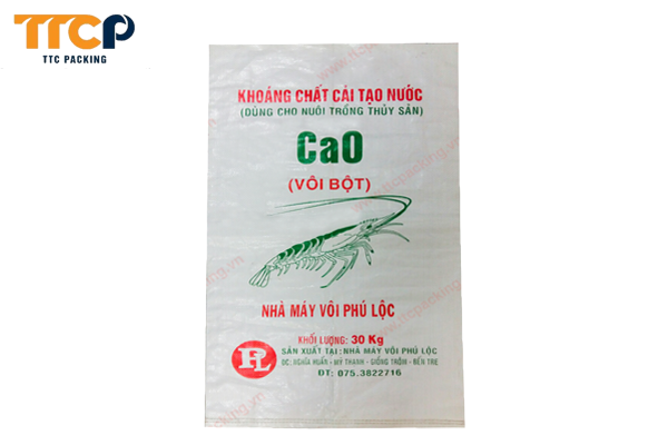 Bao bì nhựa PP đựng khoáng chất.